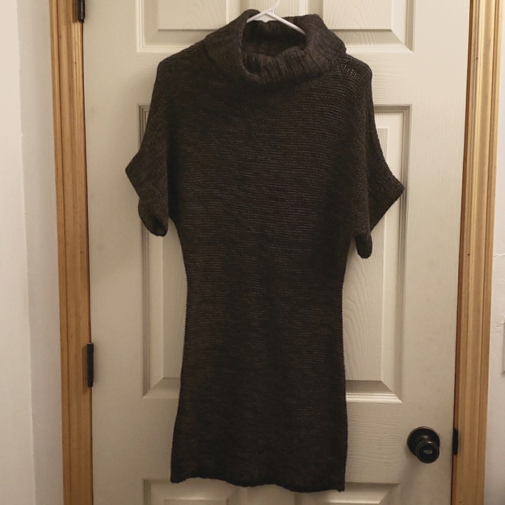 Ambiance Apparel Brown Sweater Dress, Size Small